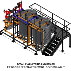 plant engineering and piping skid design